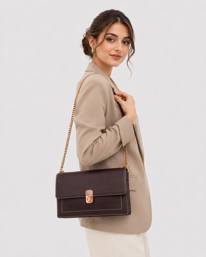 Amora Gold Chain Bag